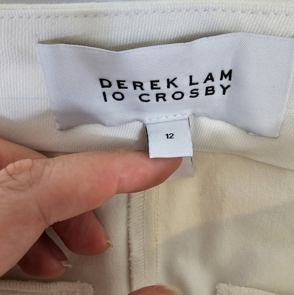 Derek Lam size 12 off-white flare pant NWOT - Picture 3 of 7